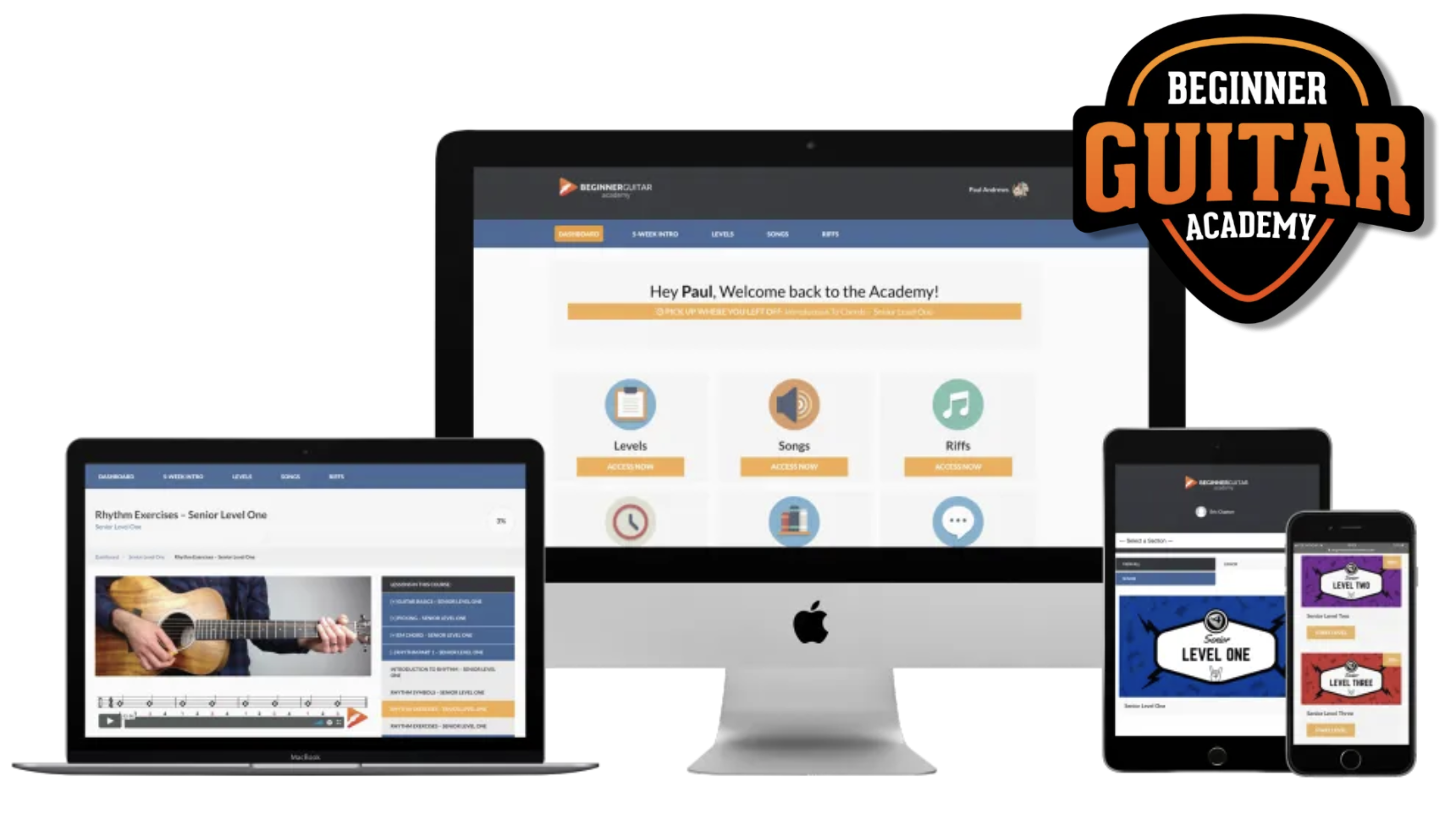 The Online Guitar School Beginner Guitar Academy